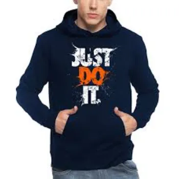 Just Do It Printed Unisex Pullover Cotton Hoodies